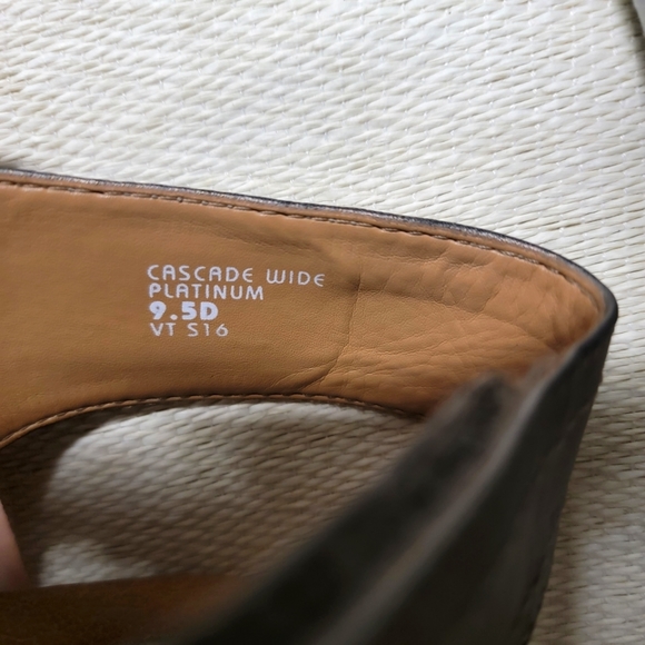 Earth Leather Wedge Heels | Wide 9½ - Picture 7 of 10